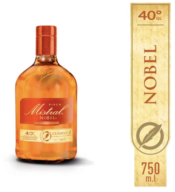 Pisco Mistral Nobel Añejado En Roble 40° 750 cc